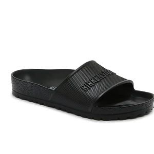 Black Birkenstock slides size 8